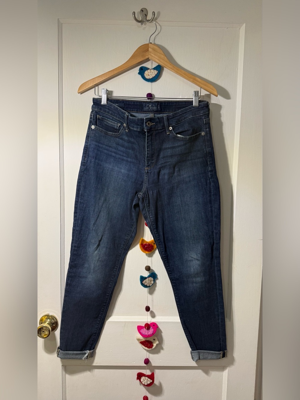Lucky Brand Ava Skinny Dark Blue Jeans